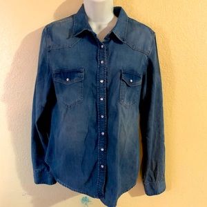 Blue jean button down